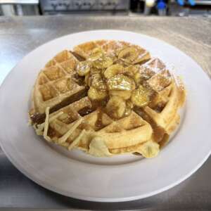 PEANUT BUTTER BANANA WAFFLE
